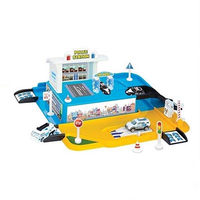 Polis İstasyonu Garaj Araba Oyun Seti